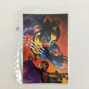 '95 Fleer Ultra Wolverine Ultraprints 6 1/2" x 10" X-Men Marvel (94’)